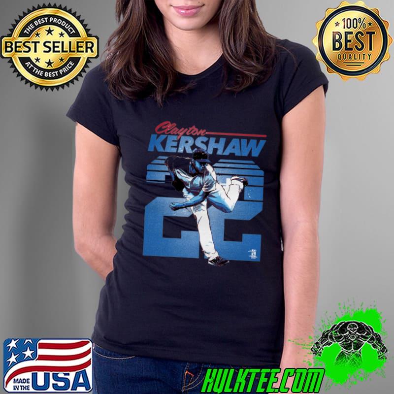 Clayton Kershaw American professional baseball pitcher Los Angeles D Retro T-Shirt