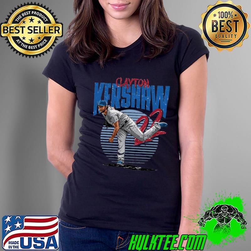Clayton Kershaw American professional baseball pitcher Los Angeles D Rise T-Shirt