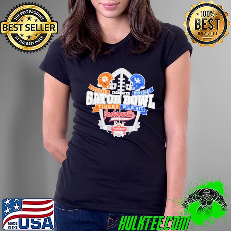 Clemson TaxSlayer Gator Bowl Game 2023 Tee Clemson Tigers vs Kentucky Wildcats Shirt