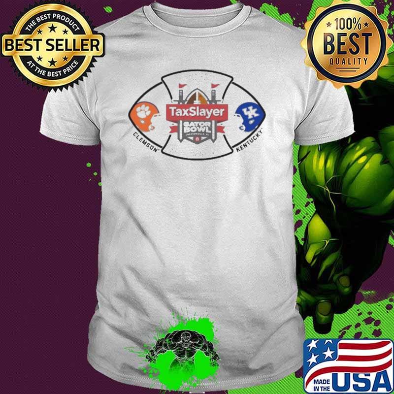 Clemson Tigers Vs Kentucky Wildcats 2023 Taxslayers Gator Bowl Bowl 2-Team Shirt Clemson Tigers Vs Kentucky Wildcats 2023 Taxslayers Gator Bowl Bowl 2-Team Shirt