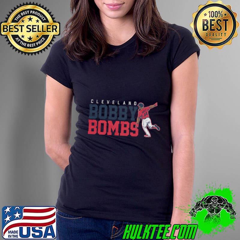 Cleveland Indians Bobby Bradley Bombs baseball first baseman T-Shirt