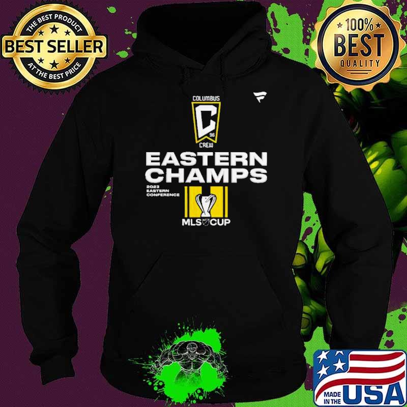 Columbus Crew 2023 MLS Eastern Conference Champions Locker Room Shirt Hoodie Columbus Crew 2023 MLS Eastern Conference Champions Locker Room Shirt Hoodie