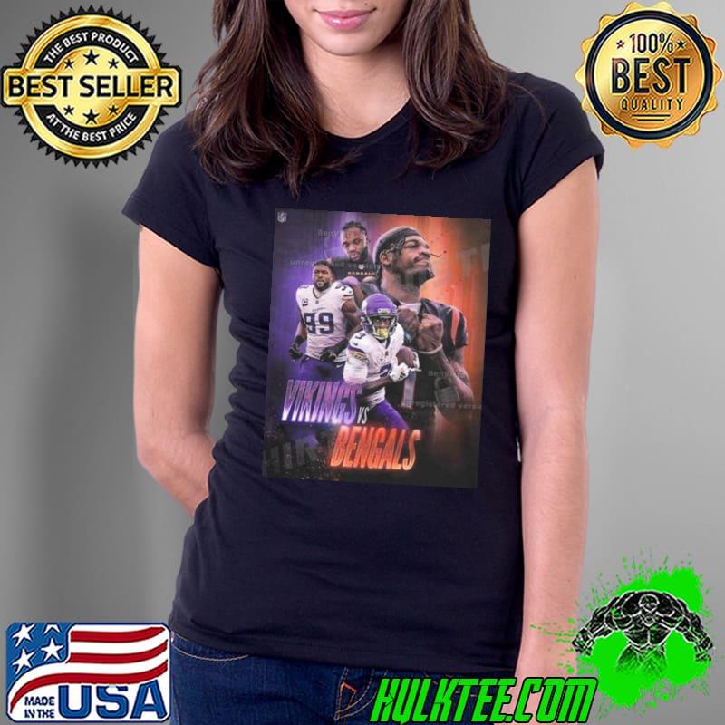 Coming Soon 2023 Minnesota Vikings Vs Cincinnati Bengals Shirt