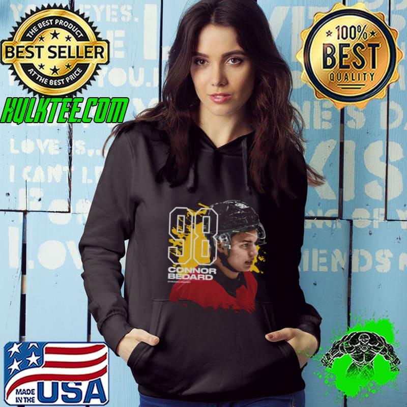 Connor Bedard Canadian professional ice hockey centre Chicago Profile T-Shirt Connor Bedard Canadian professional ice hockey centre Chicago Profile T-Shirt