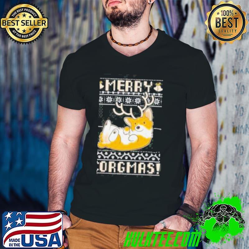 Corgi Merry Corgmas Ugly Christmas Shirt