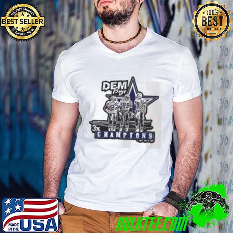 Dallas Cowboys Dem Boys Of The 90’s 3x Champions Shirt Guys V Neck Dallas Cowboys Dem Boys Of The 90’s 3x Champions Shirt Guys V Neck