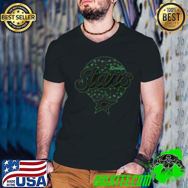 Dallas Stars NHL Personalized Leopard Print Logo Shirt