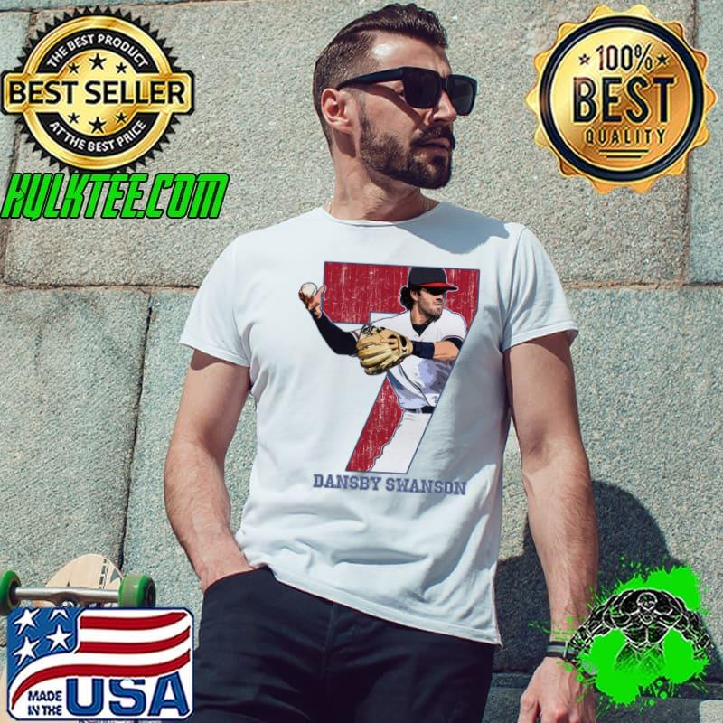 Dansby Swanson American professional baseball shortstop for the Chicago Cubs Atlanta Game T-Shirt Dansby Swanson American professional baseball shortstop for the Chicago Cubs Atlanta Game T-Shirt