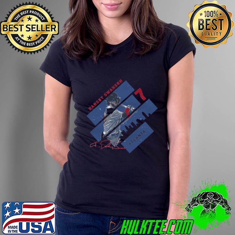 Dansby Swanson Atlanta Stripes T-Shirt