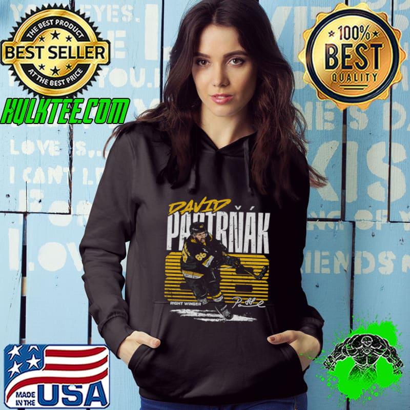 David Pastrnak Signature Czech professional ice hockey right winger Boston Retro T-Shirt