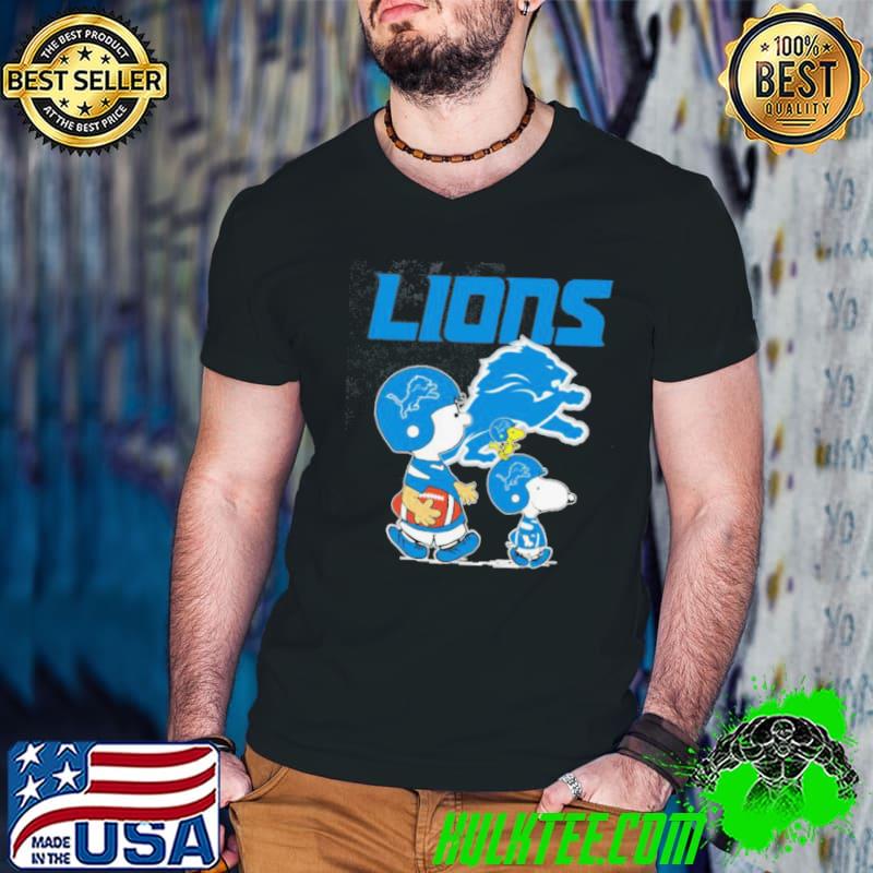 Detroit Lions Peanuts Snoopy Charlie Brown And Woodstock s Guys V Neck Detroit Lions Peanuts Snoopy Charlie Brown And Woodstock s Guys V Neck