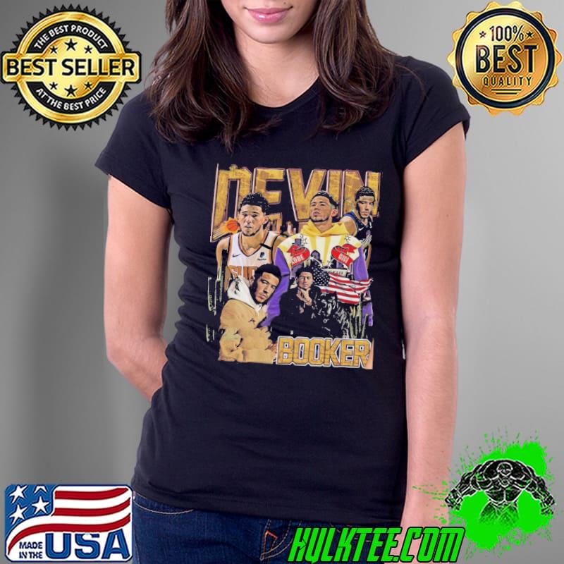 Devin Booker Nba Vintage Graphic Basketball Shirt Ladies Tee Devin Booker Nba Vintage Graphic Basketball Shirt Ladies Tee