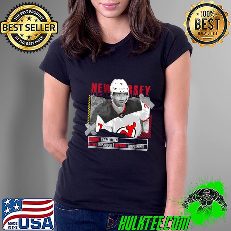 Dougie Hamilton Canadian professional ice hockey defenceman for the New Jersey Devils NHL T-Shirt Dougie Hamilton Canadian professional ice hockey defenceman for the New Jersey Devils NHL T-Shirt