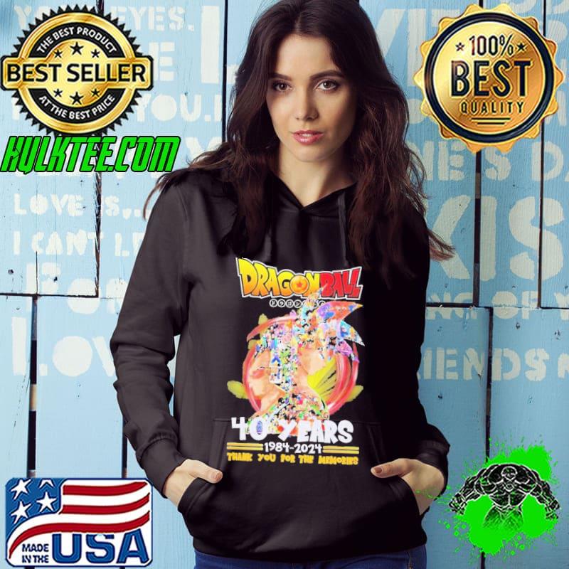 Dragon Ball 40 Years 1984 – 2024 Thank You For The Memories Shirt