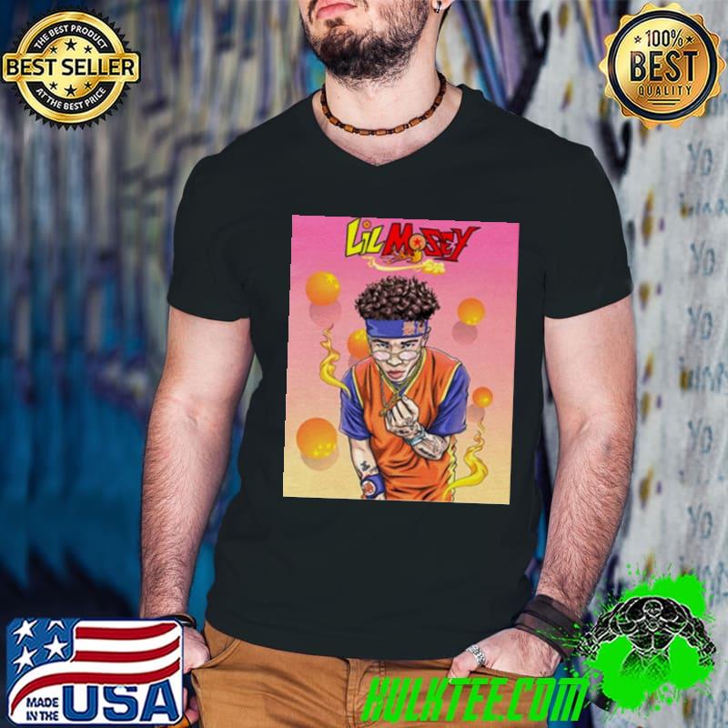 Dragon Ball Z X Lil Mosey Hip Hop rapper shirt
