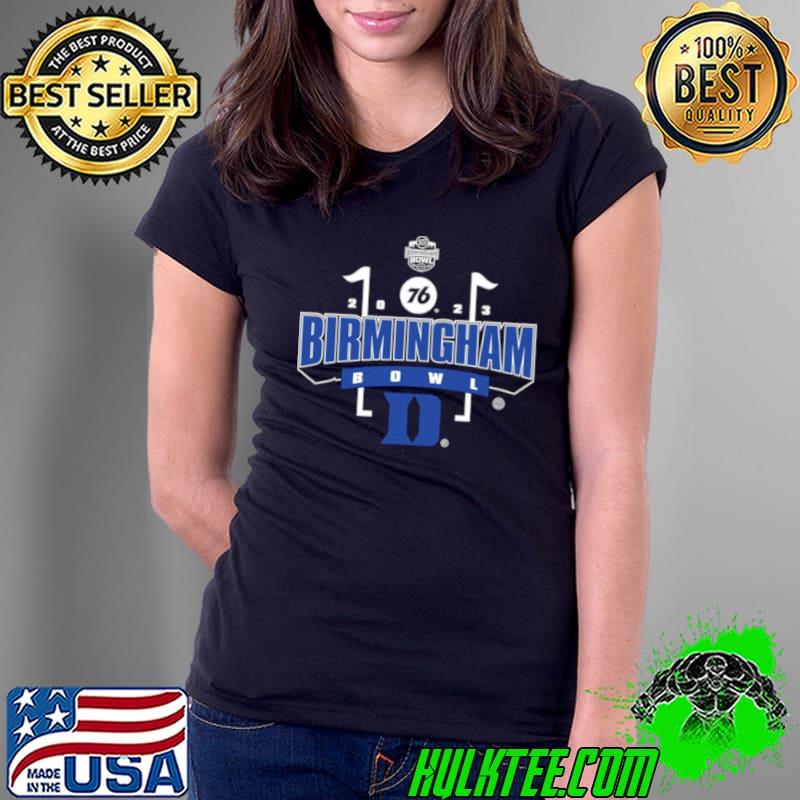Duke Blue Devils 2023 76 Birmingham Bowl s Ladies Tee Duke Blue Devils 2023 76 Birmingham Bowl s Ladies Tee
