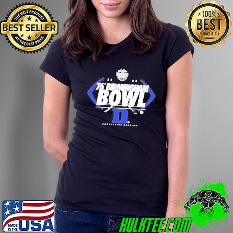 Duke blue devils birmingham bowl 76 2023 protective stadium logo vintage s Ladies Tee Duke blue devils birmingham bowl 76 2023 protective stadium logo vintage s Ladies Tee