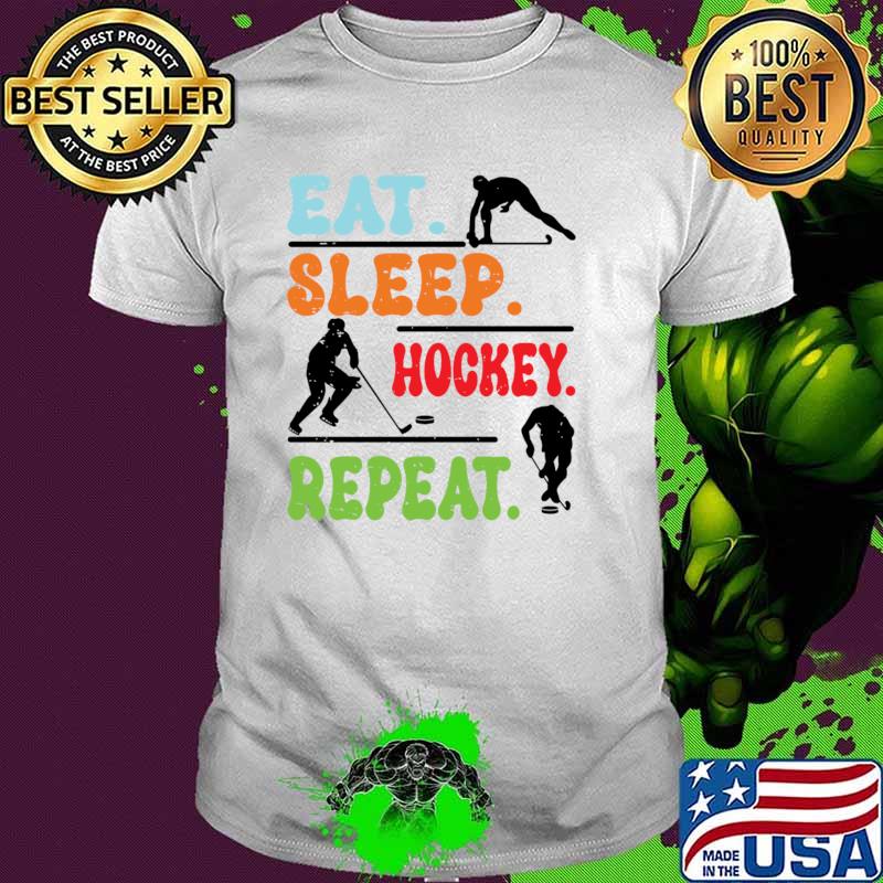 Eat Sleep Ice Hockey Repeat T-Shirt
