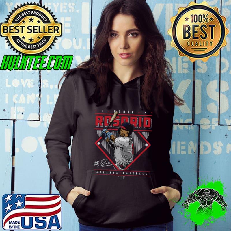 Eddie Rosario Signature Puerto Rican professional baseball left fielder Atlanta Diamond Name T-Shirt Hoodie Eddie Rosario Signature Puerto Rican professional baseball left fielder Atlanta Diamond Name T-Shirt Hoodie