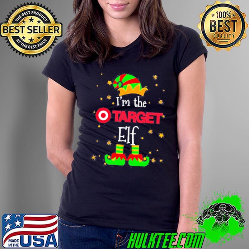 Elf I’m The Target Elf Logo Merry Christmas Shirt Ladies Tee Elf I’m The Target Elf Logo Merry Christmas Shirt Ladies Tee