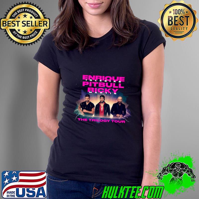 Enrique Iglesias Ricky Martin The Trilogy Tour Spanish singer and songwriter T-Shirt