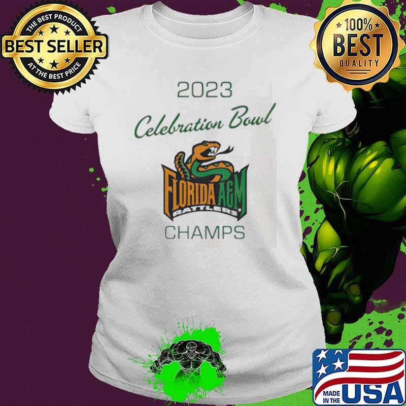 Florida A&M Rattlers 2023 Celebration Bowl Champs s Ladies tee Florida A&M Rattlers 2023 Celebration Bowl Champs s Ladies tee