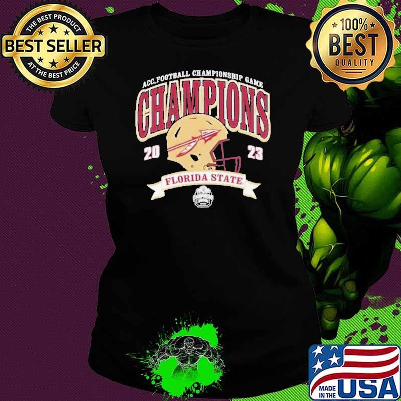 Florida State Seminoles 2023 ACC Football Championship Game Champions Shirt Ladies tee Florida State Seminoles 2023 ACC Football Championship Game Champions Shirt Ladies tee