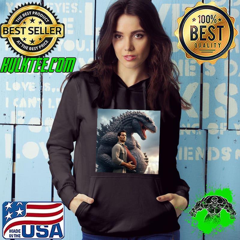 Funny Godzilla Makes Henry Cavil Pregnant Shirt