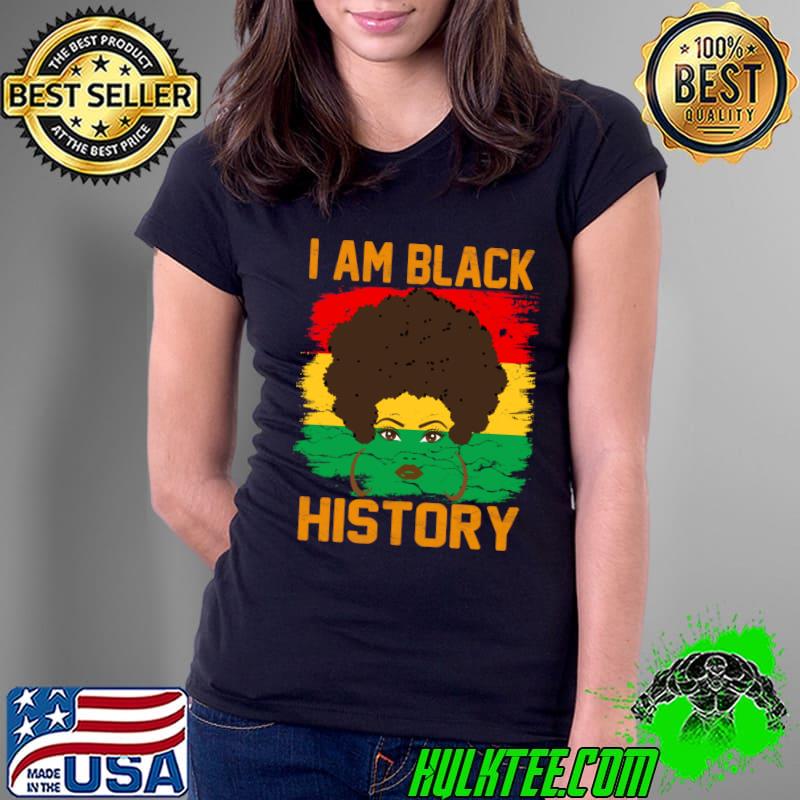 Funny i'm Black History Month Proud Queen African American Ladies Vintage T-Shirt