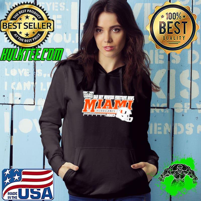 Funny Miami Hurricanes 2023 Bad Boy Mowers Pinstripe Bowl Shirt Funny Miami Hurricanes 2023 Bad Boy Mowers Pinstripe Bowl Shirt