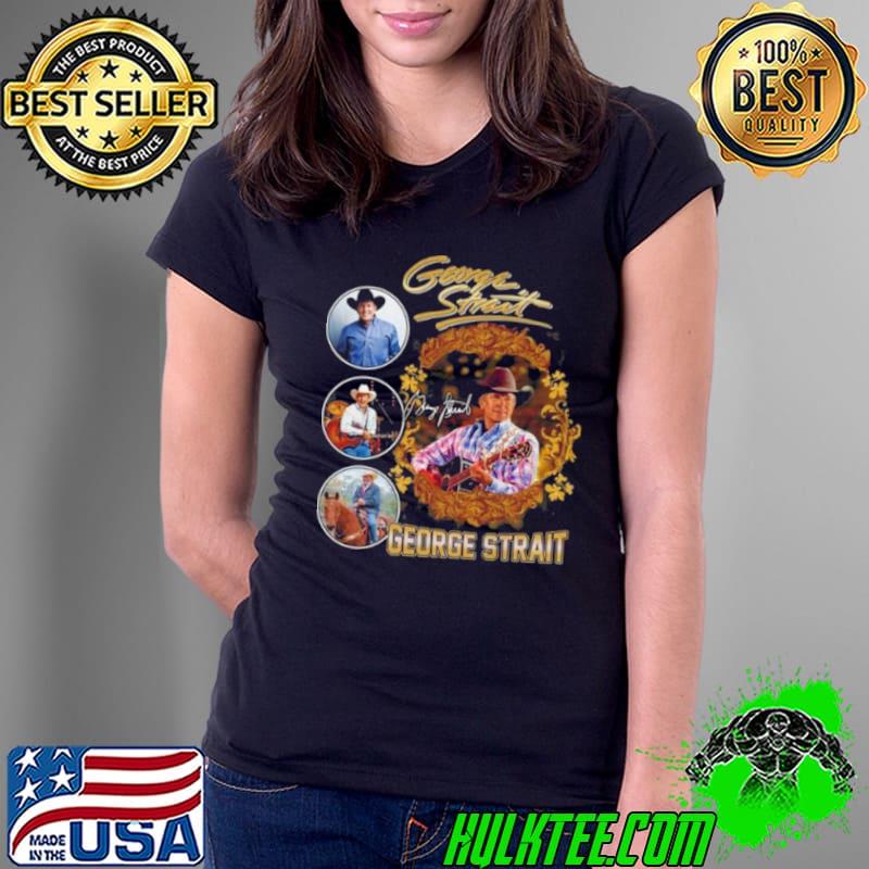 George Strait Vintage Signature 2024 Shirt Ladies Tee George Strait Vintage Signature 2024 Shirt Ladies Tee
