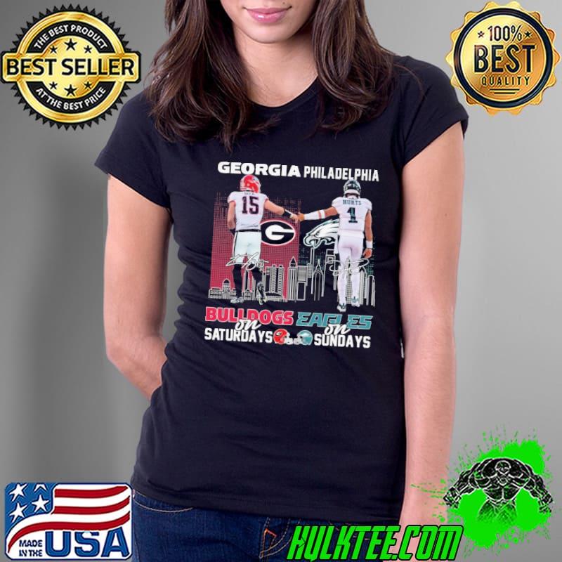 Georgia philadelphia bulldogs eagles signature shirt