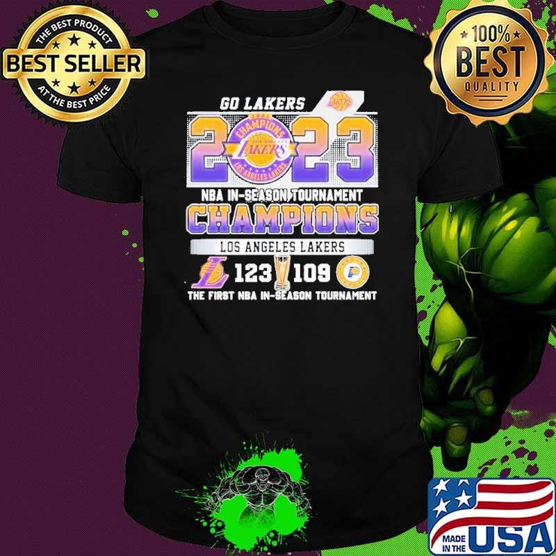 Go Lakers 2023 Nba In-season Tournament Champions Los Angeles Lakers 123 – 109 Indiana Pacers Shirt Unisex Go Lakers 2023 Nba In-season Tournament Champions Los Angeles Lakers 123 – 109 Indiana Pacers Shirt Unisex