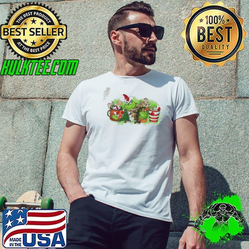 Grinch Face Coffee Drink Shirt, Christmas Grinch Shirt Unisex Grinch Face Coffee Drink Shirt, Christmas Grinch Shirt Unisex