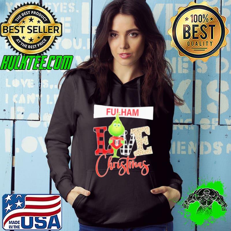 Grinch Hug Heart Fulham Love Christmas Shirt Hoodie Grinch Hug Heart Fulham Love Christmas Shirt Hoodie