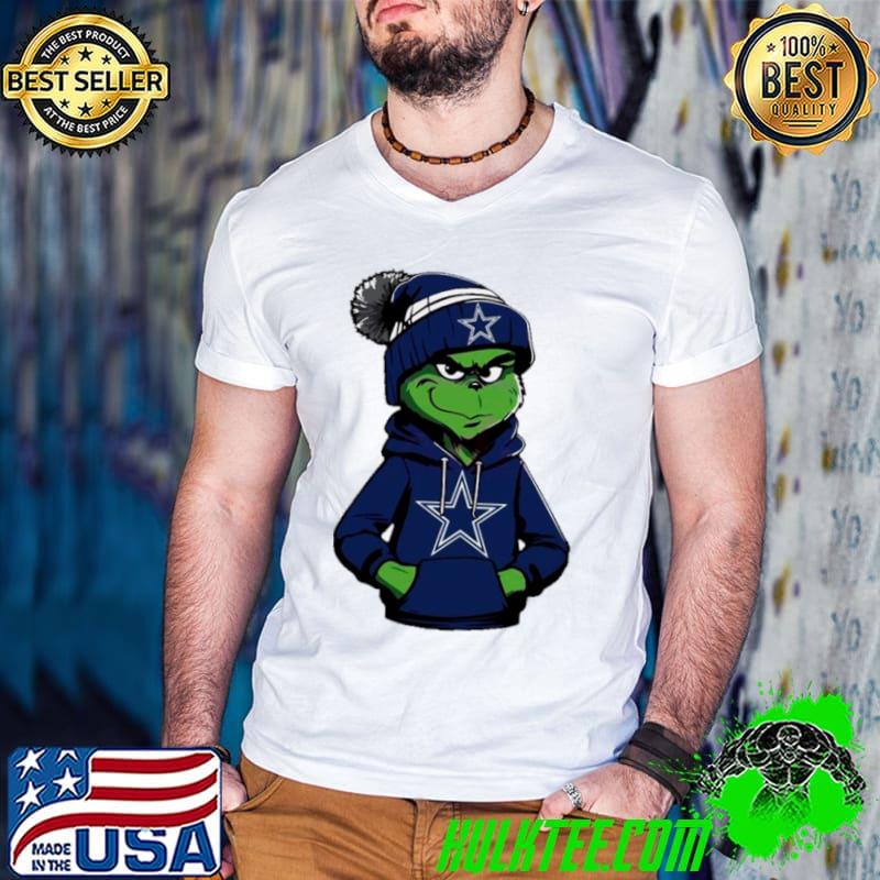 Grinch Wears Dallas Cowboys Clothes s Guys V Neck Grinch Wears Dallas Cowboys Clothes s Guys V Neck