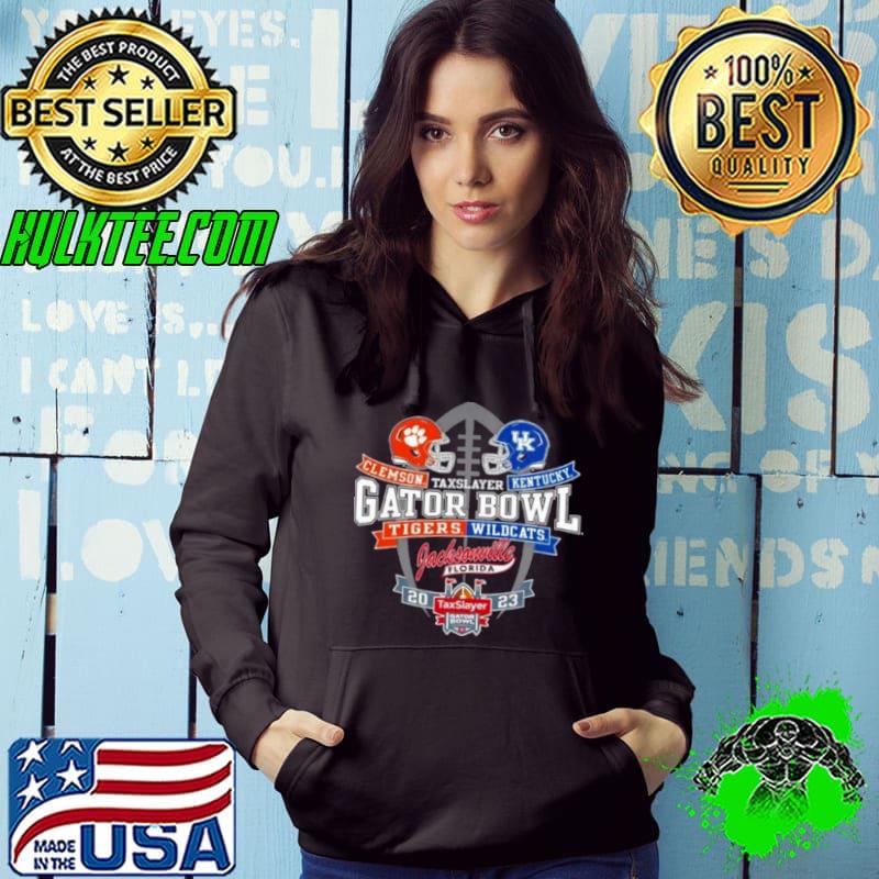 Helmet Clemson Tigers Vs Kentucky Wildcats TaxSlayer Gator Bowl Jacksonville 2023 Shirt