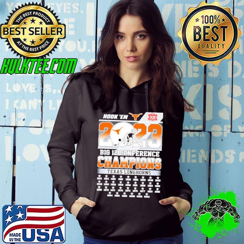 Hook ‘Em 33 Time Big 12 Conference Champions Texas Longhorns Shirt Hoodie Hook ‘Em 33 Time Big 12 Conference Champions Texas Longhorns Shirt Hoodie