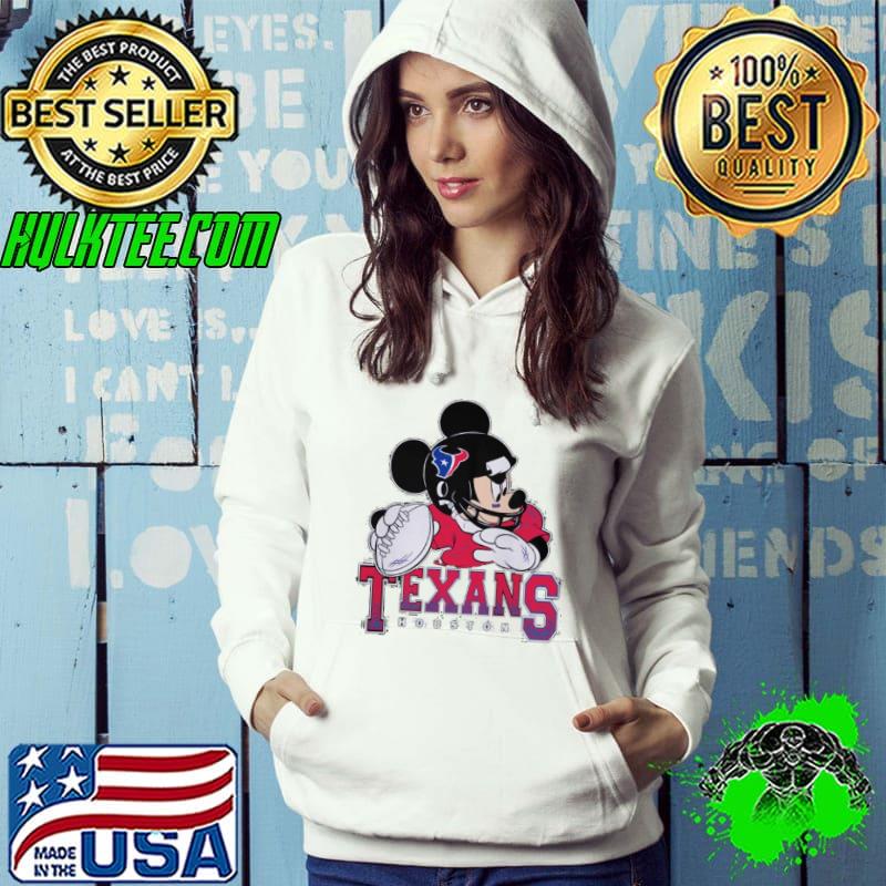 Houston Texans Junk Food Scarlet Disney Mickey QB Shirt