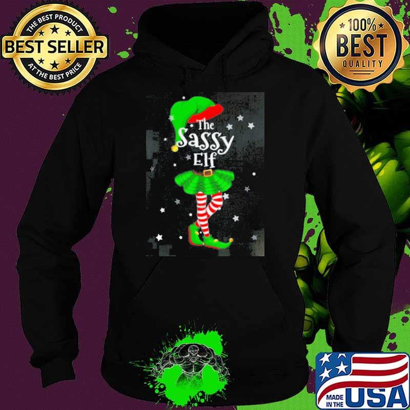 I’m The Sassy Elf T Shirt Matching Christmas Costume Shirt
