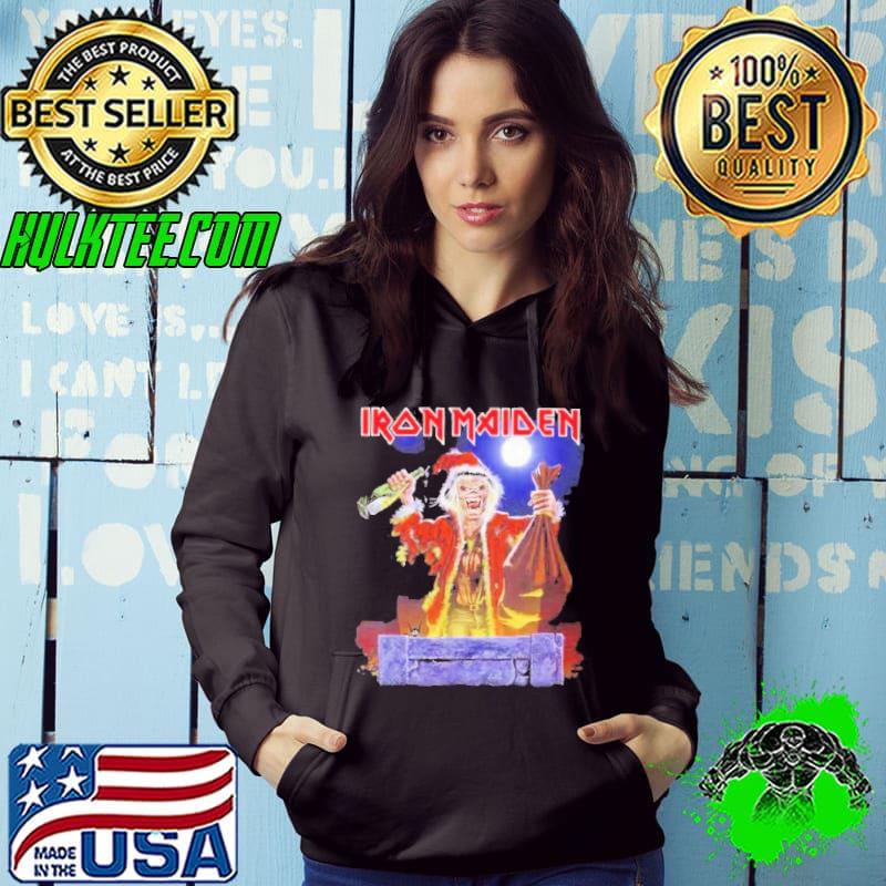 Iron maiden no prayer for Christmas two sides print shirt