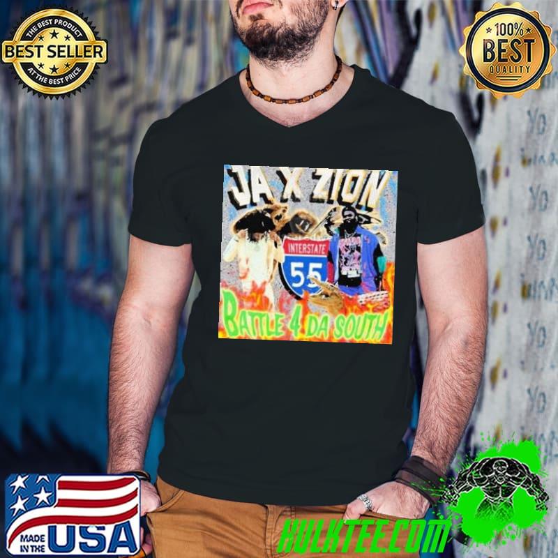 Ja x zion battle 4 da south interstate 55 s Guys V Neck Ja x zion battle 4 da south interstate 55 s Guys V Neck