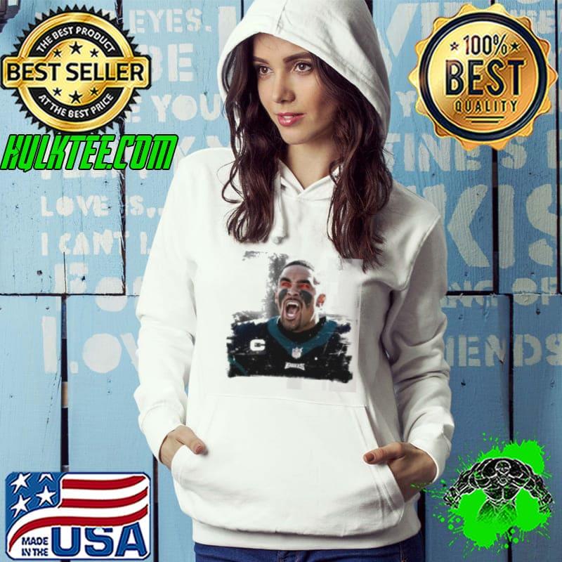 Jalen Hurts unleashed fangs out funny shirt