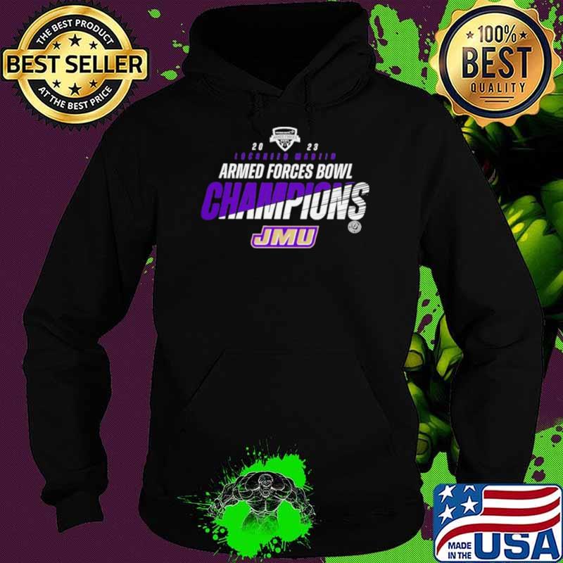 James Madison Dukes Champions 2023 Armed Forces Bowl Shirt