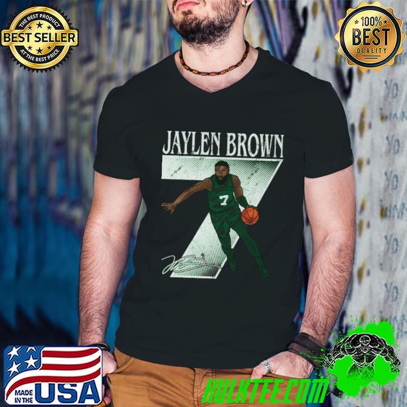 Jaylen Brown Signature American professional basketball player for the Boston Celtics Number T-Shirt