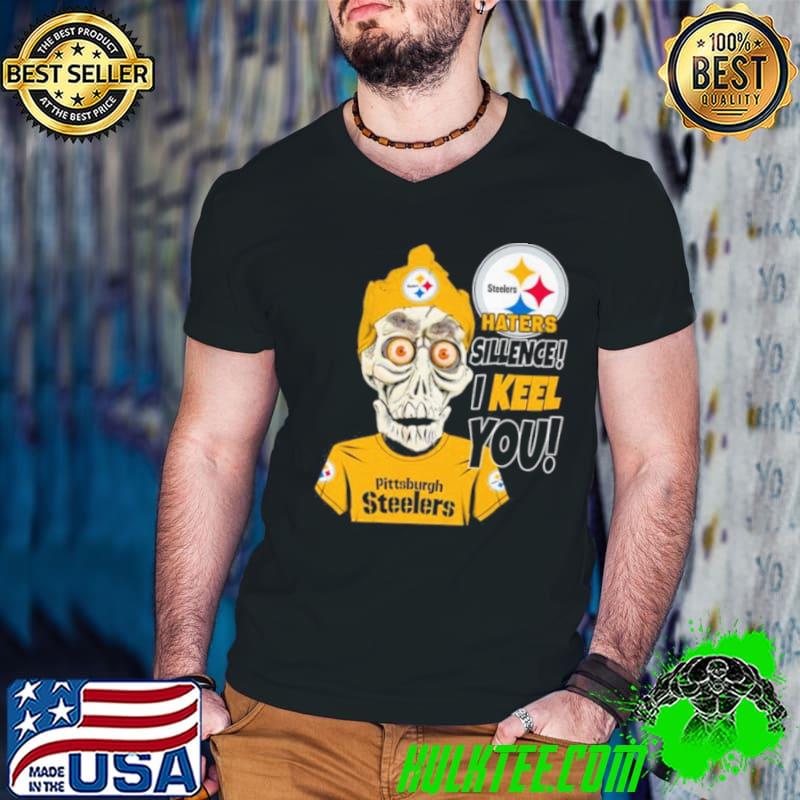Jeff Dunham Haters Sillence I Keel You Pittsburgh Steelers Shirt Guys V Neck Jeff Dunham Haters Sillence I Keel You Pittsburgh Steelers Shirt Guys V Neck