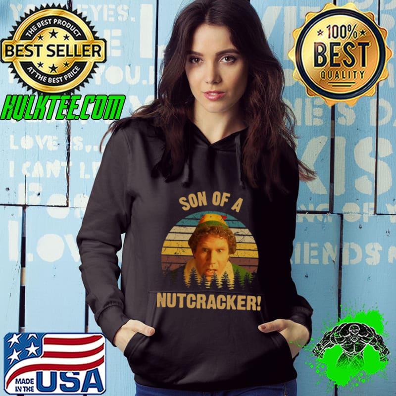 Jingle All The Way With Buddy Elf's Festive Son Of A Nutcracker Vintage Sunset T-Shirt Hoodie Jingle All The Way With Buddy Elf's Festive Son Of A Nutcracker Vintage Sunset T-Shirt Hoodie