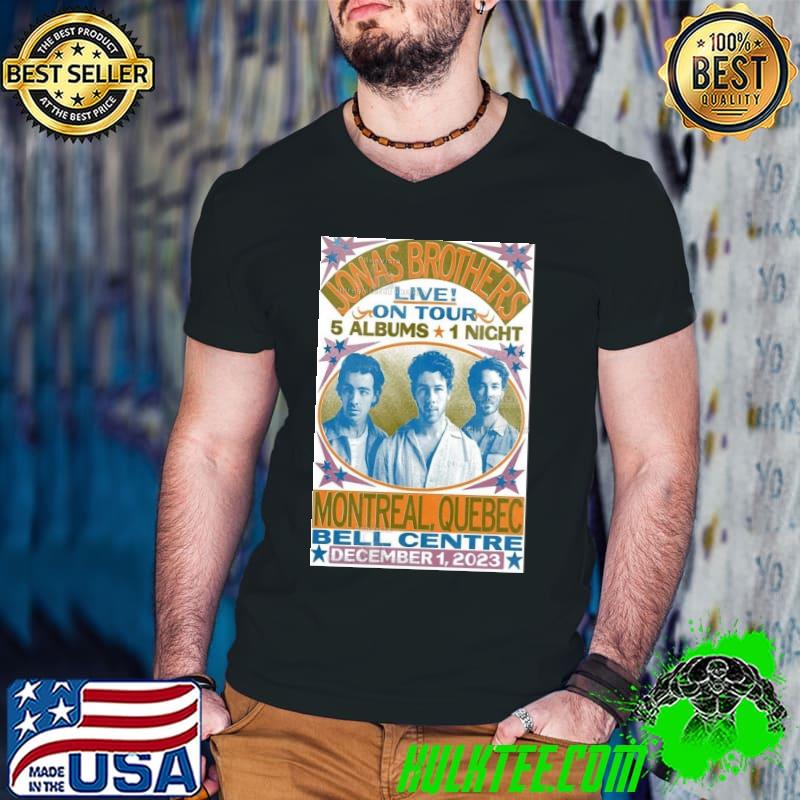 Jonas Brothers Bell Centre, Montreal, Quebec, Canada December 1, 2023 Poster Shirt