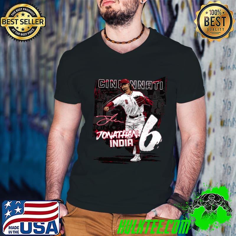 Jonathan India Signature American professional baseball infielder for the Cincinnati Reds T-Shirt