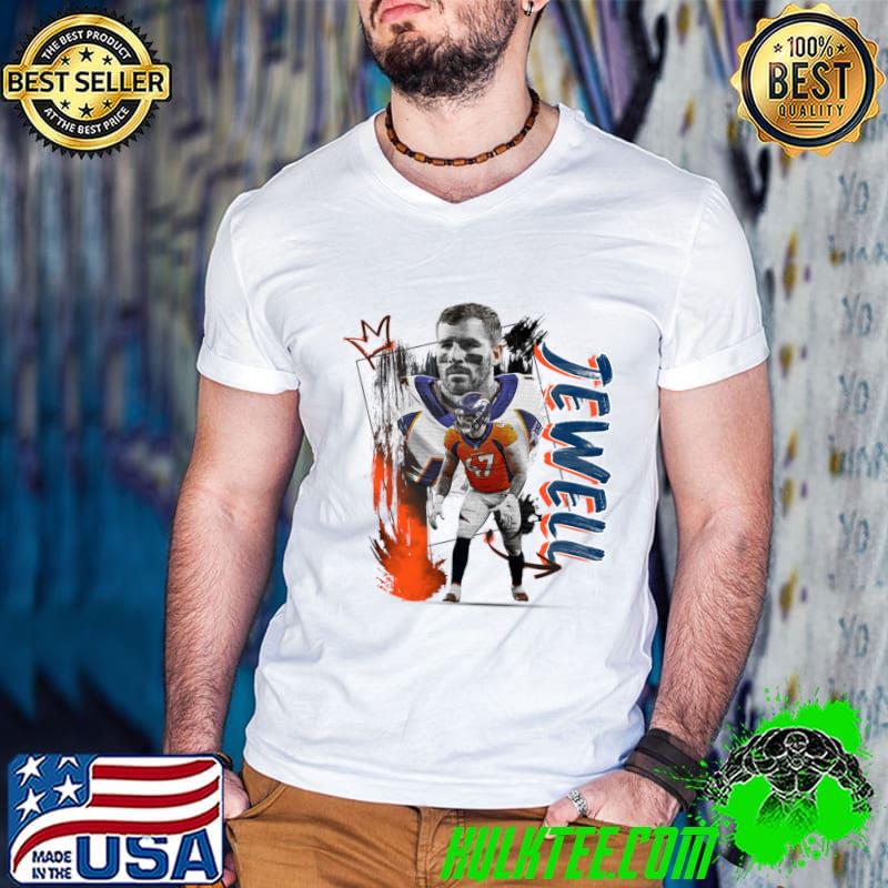 Josey Jewell American football linebacker for the Denver Broncos T-Shirt Guys V Neck Josey Jewell American football linebacker for the Denver Broncos T-Shirt Guys V Neck